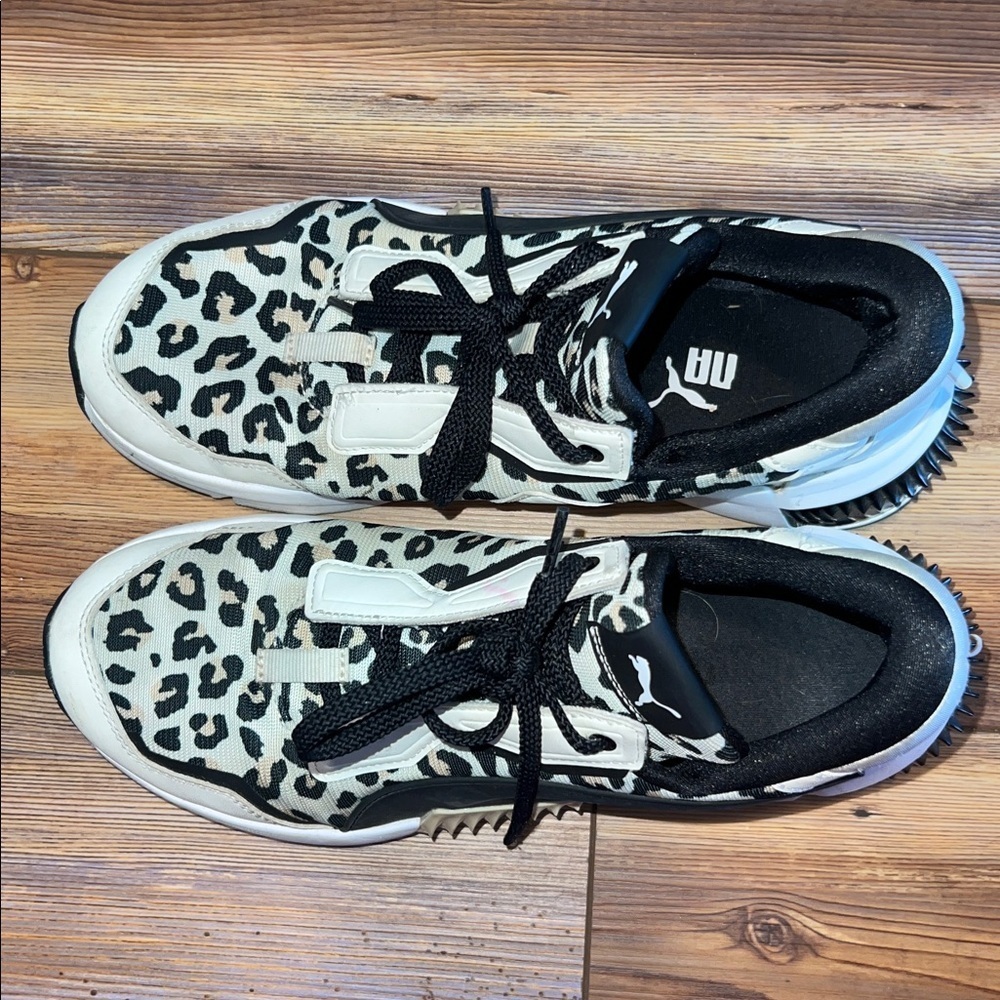 Women's Puma Provoke Xt Leopard Casual Training Sneakers 9.5 - Picture 7 of 9